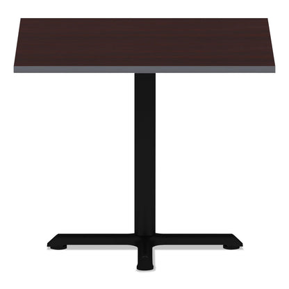 Alera Reversible Laminate Table Top, Square, 35.38w x 35.38d, Medium Cherry/Mahogany