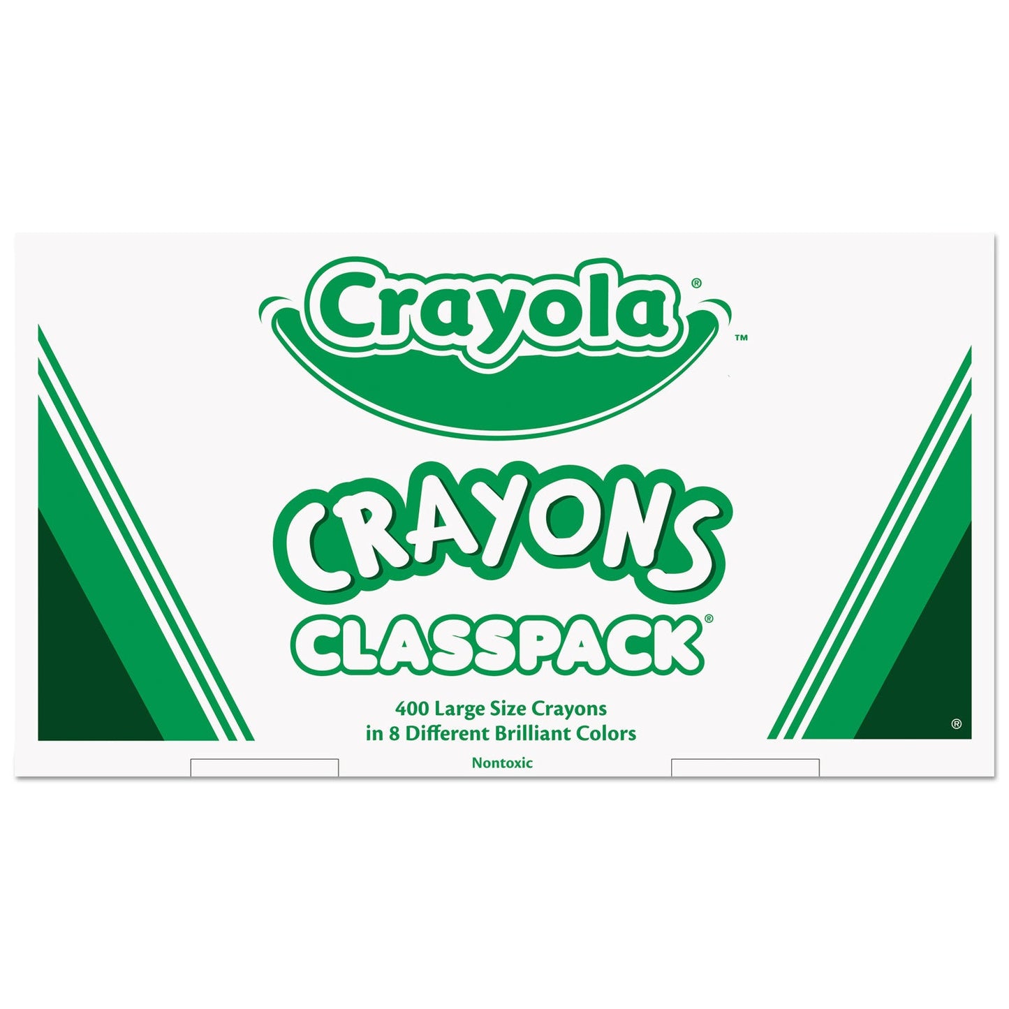 Crayola Classpack Large Size Crayons, 50 Each of 8 Colors, 400/Box