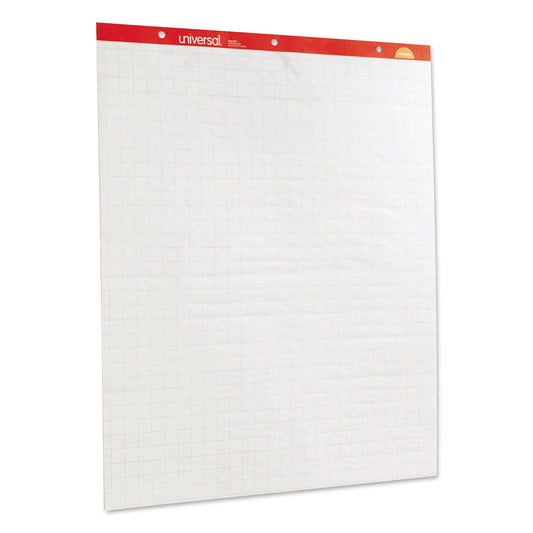 Universal Renewable Resource Sugarcane Based Easel Pads, Quadrille Rule (1 sq/in), 27 x 34, White, 50 Sheets, 2/Carton