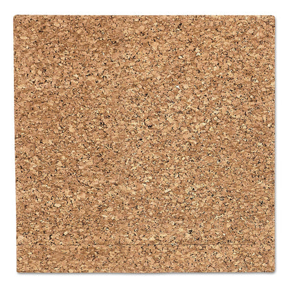 Iceberg iDesign Frameless Cork Bulletin Board, 18 x 18, Natural