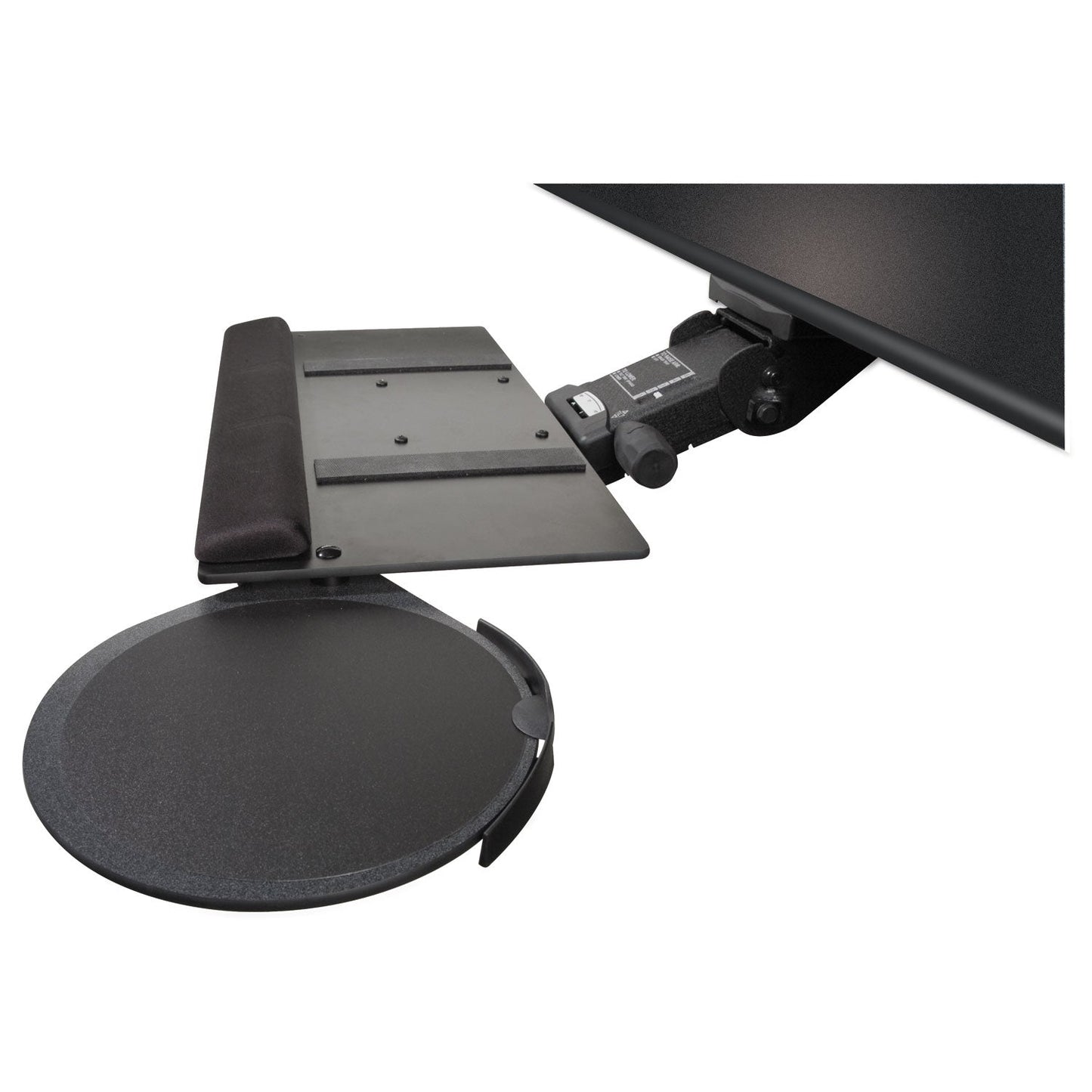 Kelly Computer Supply Leverless Lift N Lock Keyboard Tray, 19w x 10d, Black