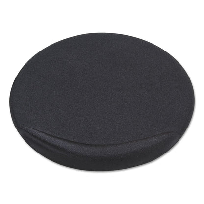 Kelly Computer Supply Viscoflex Oval Mouse Pad, 8" dia., Black