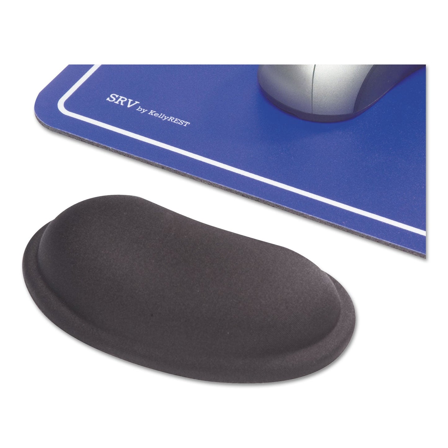 Kelly Computer Supply Viscoflex Palm Rest, 6 x 3.25, Black