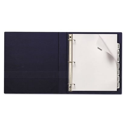 Avery Big Tab Printable White Label Tab Dividers, 8-Tab, 11 x 8.5, White, 20 Sets