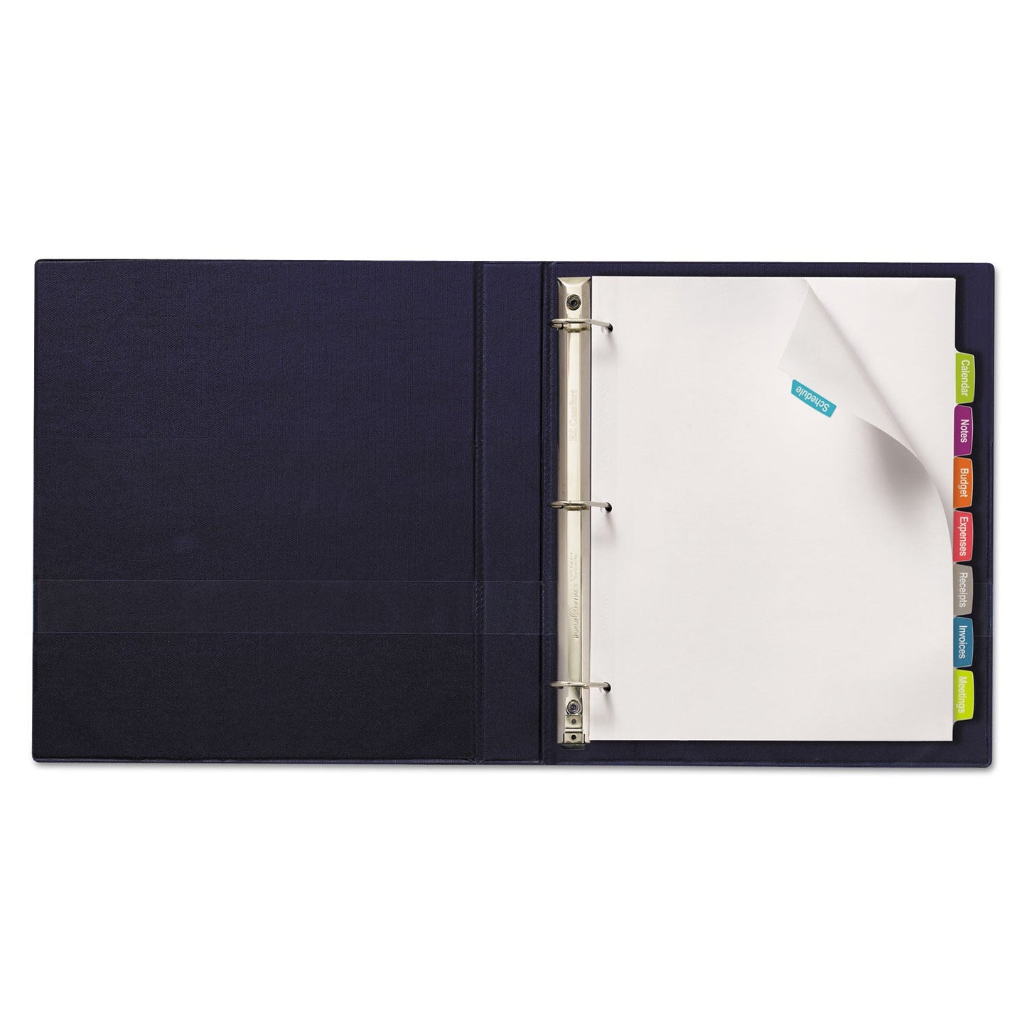 Avery Big Tab Printable White Label Tab Dividers, 8-Tab, 11 x 8.5, White, 20 Sets