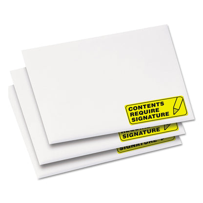 Avery High-Visibility Permanent Laser ID Labels, 1 x 2.63, Neon Yellow, 750/Pack