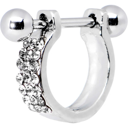 Crystal Gem Helix Cartilage Earring