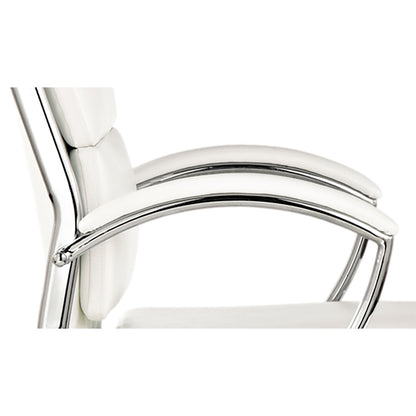 Alera Neratoli Series Replacement Arm Pads for Alera Neratoli Series Chairs, Faux Leather, 1.77" x 15.15" x 0.59", White, 2/Set