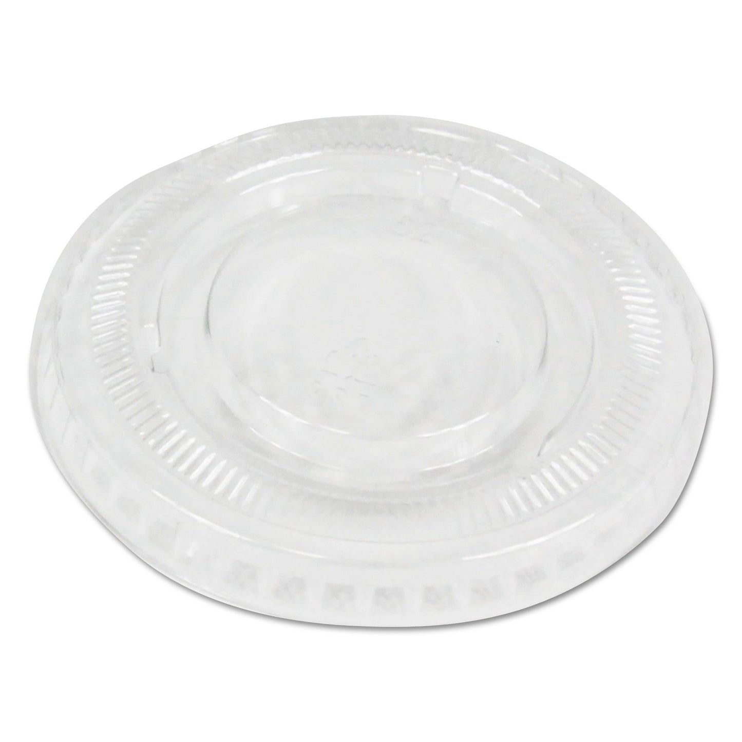 Boardwalk Souffle/Portion Cup Lids, Fits 1 oz Portion Cups, Clear, 2,500/Carton