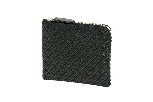 Zipped Coin Purse (Large) - Diamond Frame