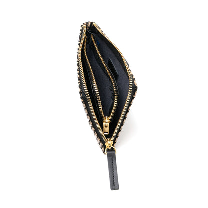 Zipped Coin Purse (Large) - Chevron-S