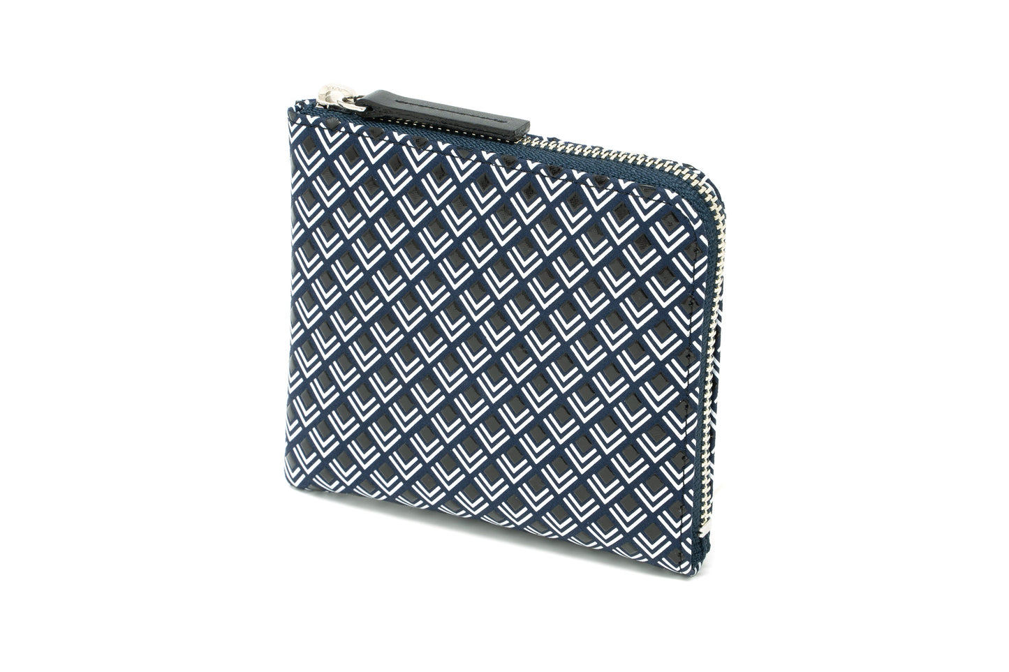 Zipped Coin Purse (Large)  -  White Frame
