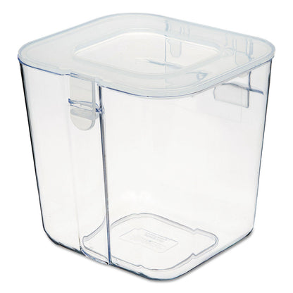 deflecto Stackable Caddy Organizer, Small, Plastic, 4.33 x 4 x 4.38, White