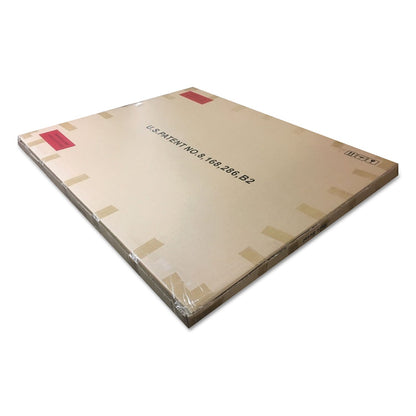deflecto Premium Glass All Day Use Chair Mat - All Floor Types, 44 x 50, Rectangular, Clear