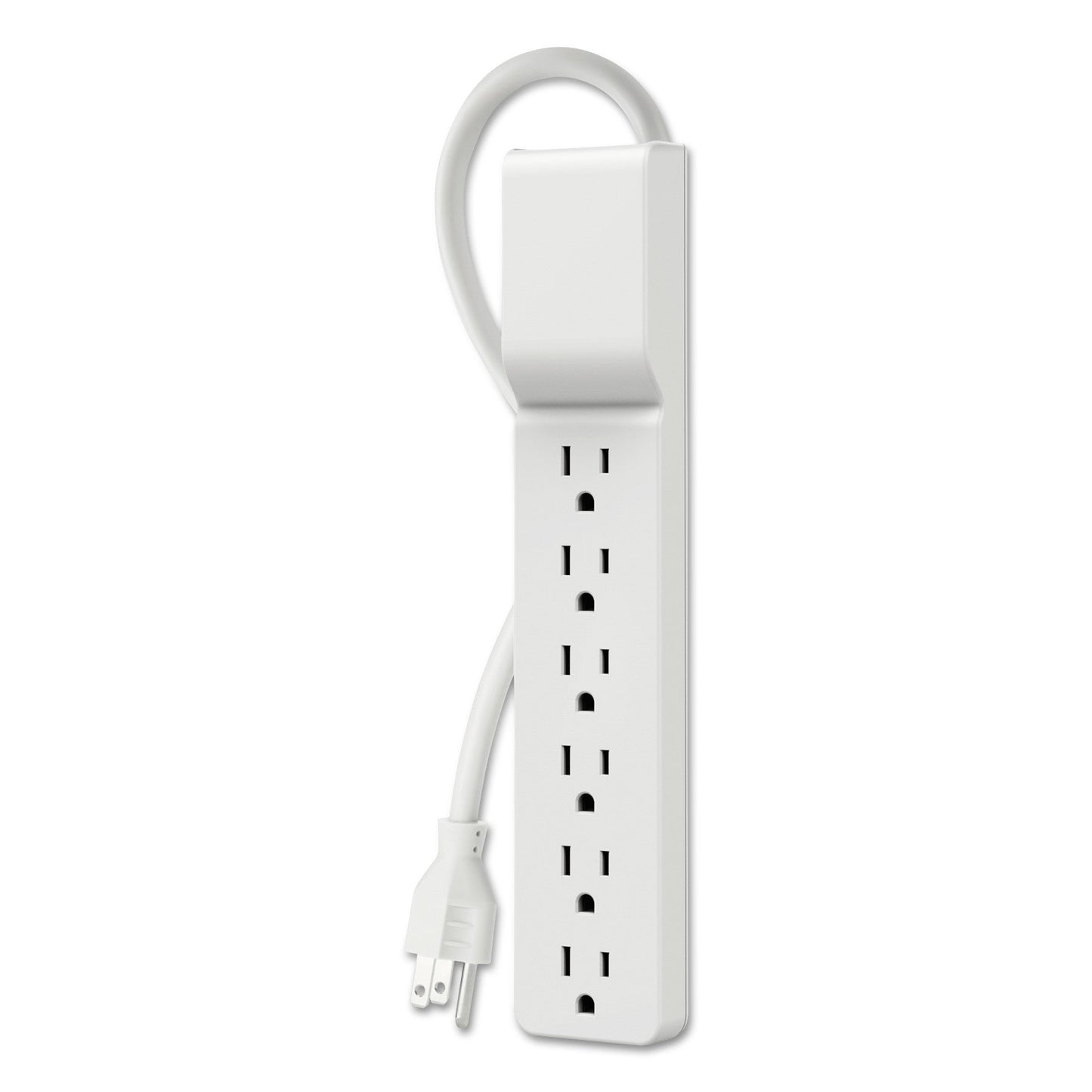 Belkin Home/Office Surge Protector, 6 AC Outlets, 10 ft Cord, 720 J, White