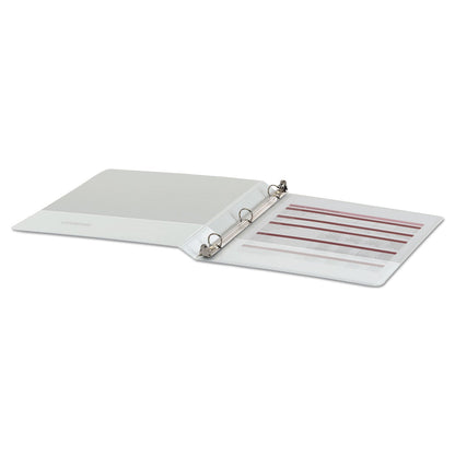 Universal Economy Round Ring View Binder, 3 Rings, 0.5" Capacity, 11 x 8.5, White