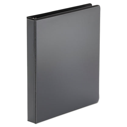 Universal Economy Round Ring View Binder, 3 Rings, 1" Capacity, 11 x 8.5, Black