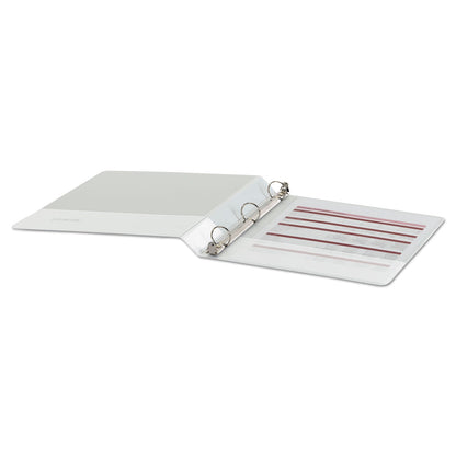 Universal Economy Round Ring View Binder, 3 Rings, 1" Capacity, 11 x 8.5, White