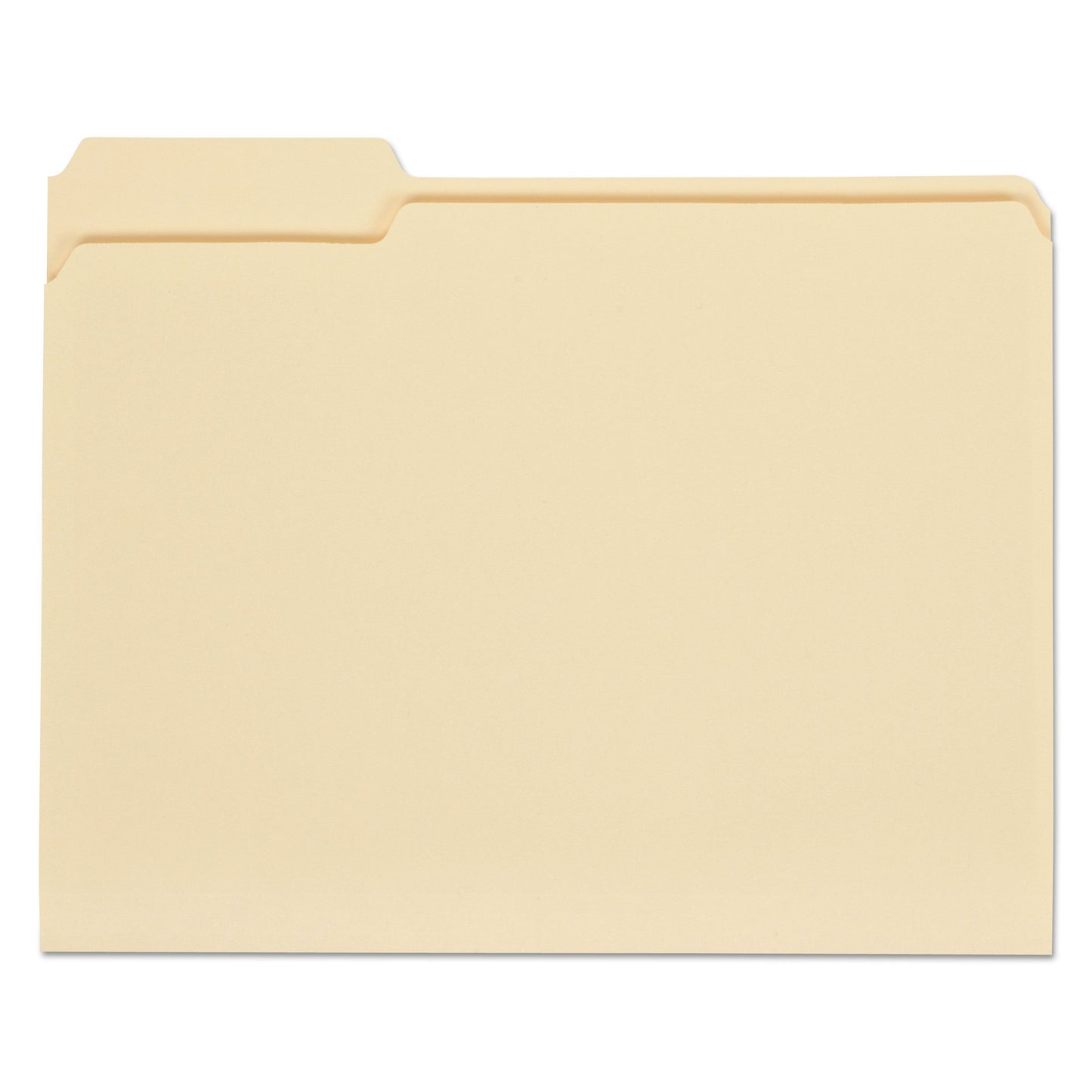 Universal Top Tab File Folders, 1/3-Cut Tabs: Assorted, Letter Size, 0.75" Expansion, Manila, 100/Box