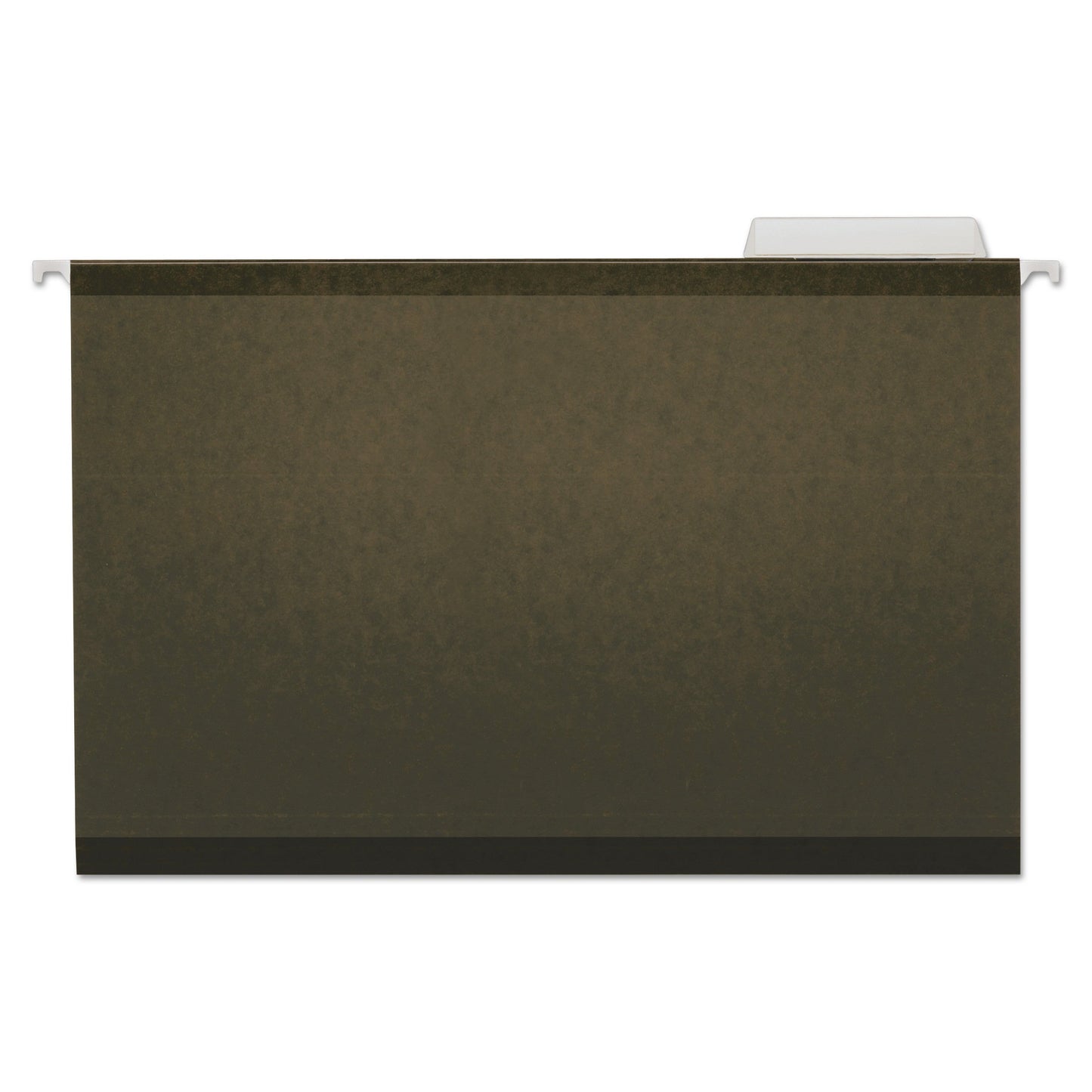 Universal Deluxe Reinforced Recycled Hanging File Folders, Legal Size, 1/3-Cut Tabs, Standard Green, 25/Box