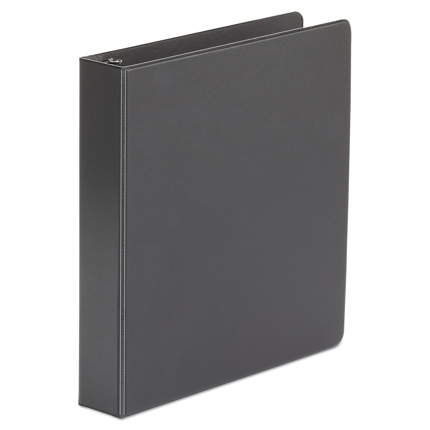 Universal Economy Non-View Round Ring Binder, 3 Rings, 1.5" Capacity, 11 x 8.5, Black