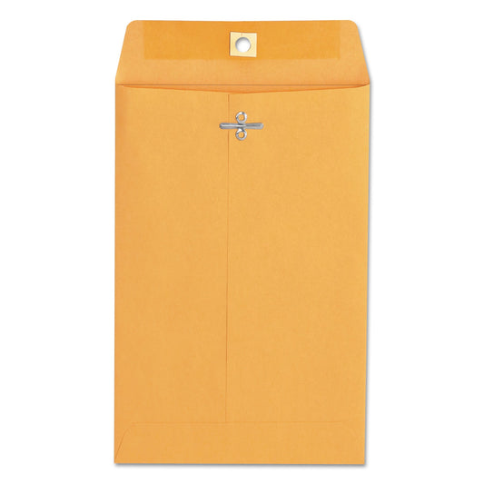 Universal Kraft Clasp Envelope, #55, Square Flap, Clasp/Gummed Closure, 6 x 9, Brown Kraft, 100/Box