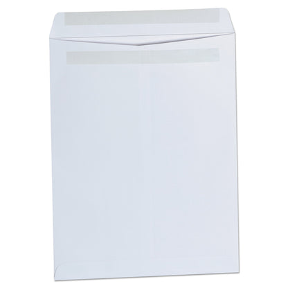 Universal Self-Stick Open End Catalog Envelope, #13 1/2, Square Flap, Self-Adhesive Closure, 10 x 13, White, 100/Box