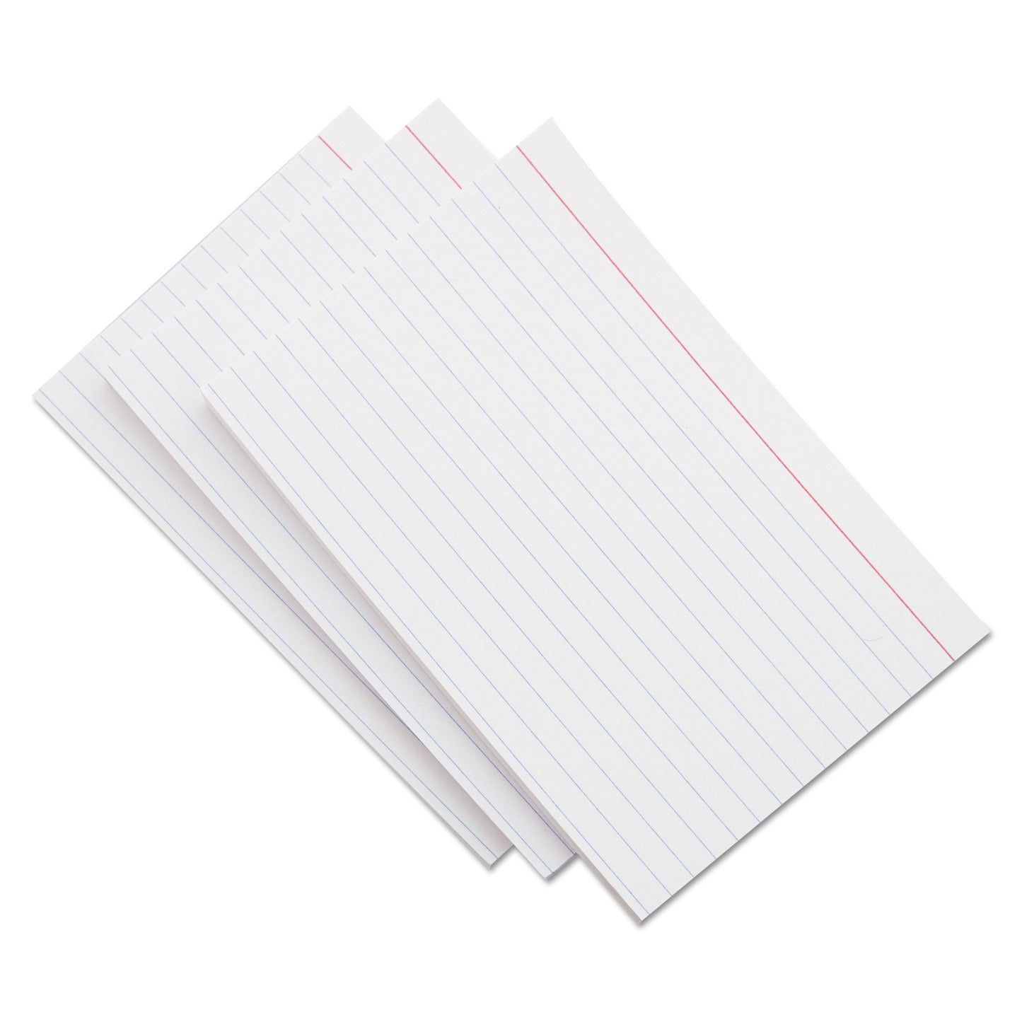 Universal Ruled Index Cards, 3 x 5, White, 500/Pack