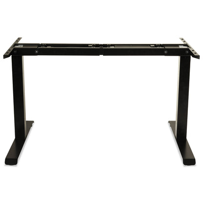 Alera 2-Stage Electric Adjustable Table Base, 48 to 72w x 24 to 36d x 27.5 to 47.2h, Black