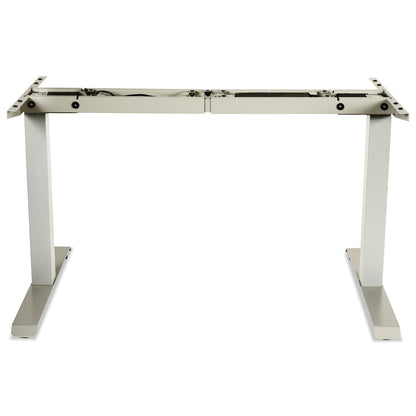 Alera 2-Stage Electric Adjustable Table Base, 48 to 72w x 24 to 36d x 27.5 to 47.2h, Gray