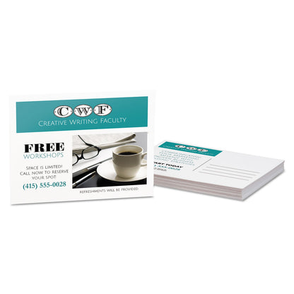 Avery Postcards for Laser Printers, 4 1/4 x 5 1/2, Uncoated White, 4/Sheet, 200/Box