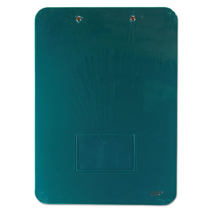 Mobile OPS Unbreakable Recycled Clipboard, 0.25" Clip Capacity, Holds 8.5 x 11 Sheets, Green