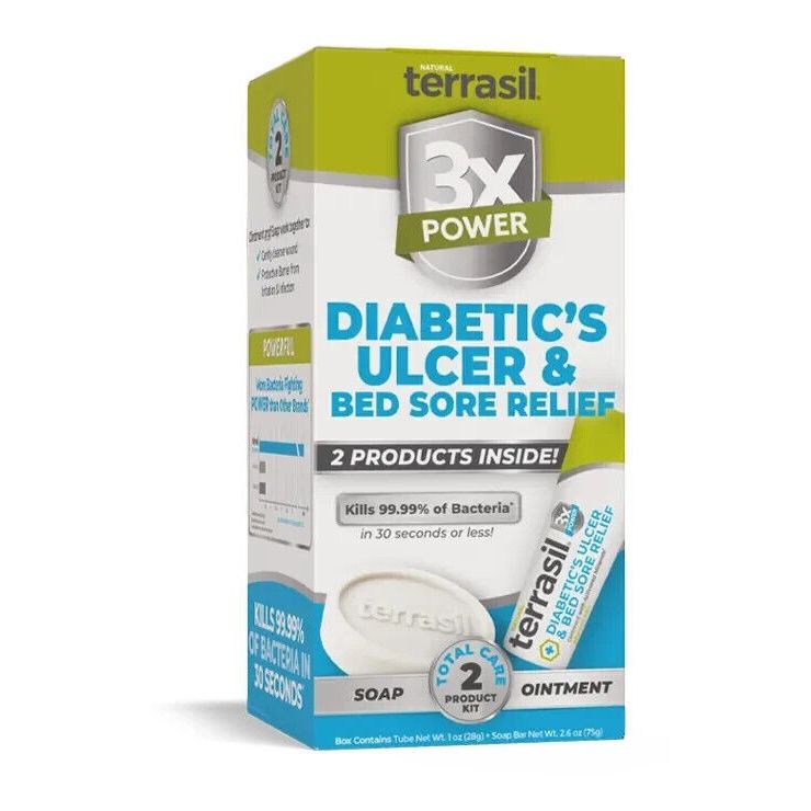 Terrasil Diabetic's Ulcer And  Sore Relief  Kit
