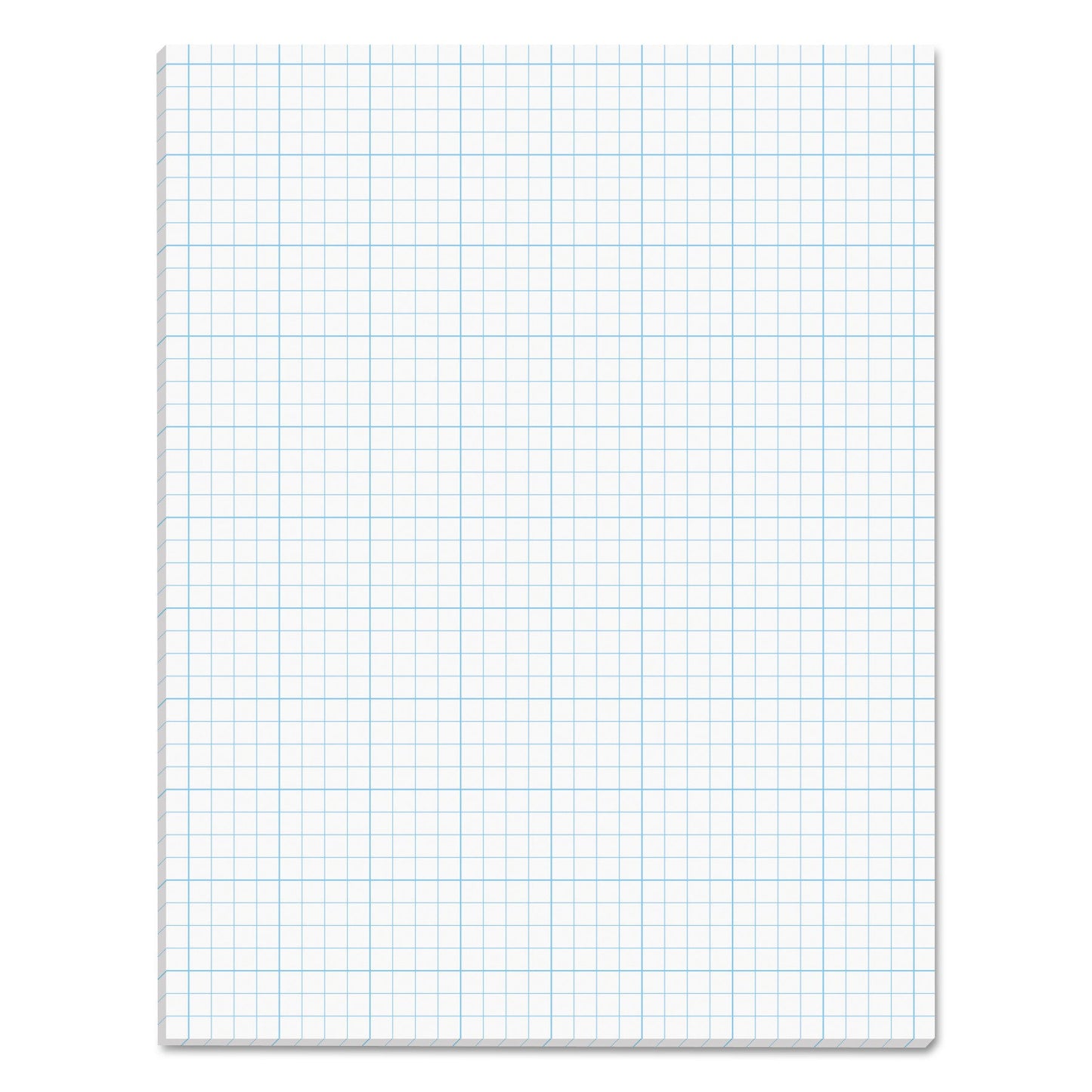 TOPS Cross Section Pads, Cross-Section Quadrille Rule (4 sq/in, 1 sq/in), 50 White 8.5 x 11 Sheets