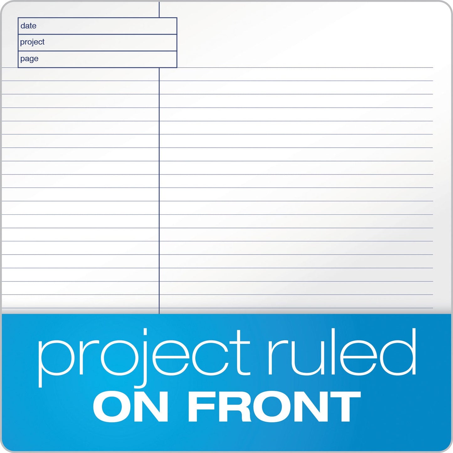 TOPS Docket Gold Planning Pads, Project-Management Format, Quadrille Rule (4 sq/in), 40 White 8.5 x 11.75 Sheets, 4/Pack