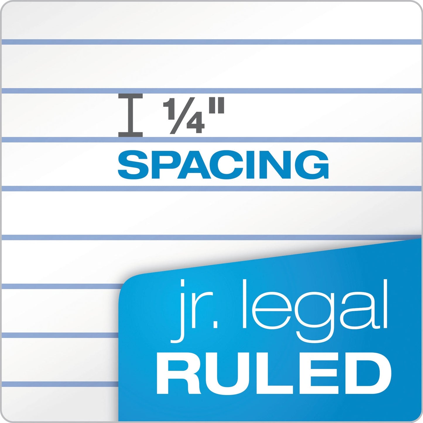 TOPS "The Legal Pad" Ruled Perforated Pads, Narrow Rule, 50 White 5 x 8 Sheets, Dozen