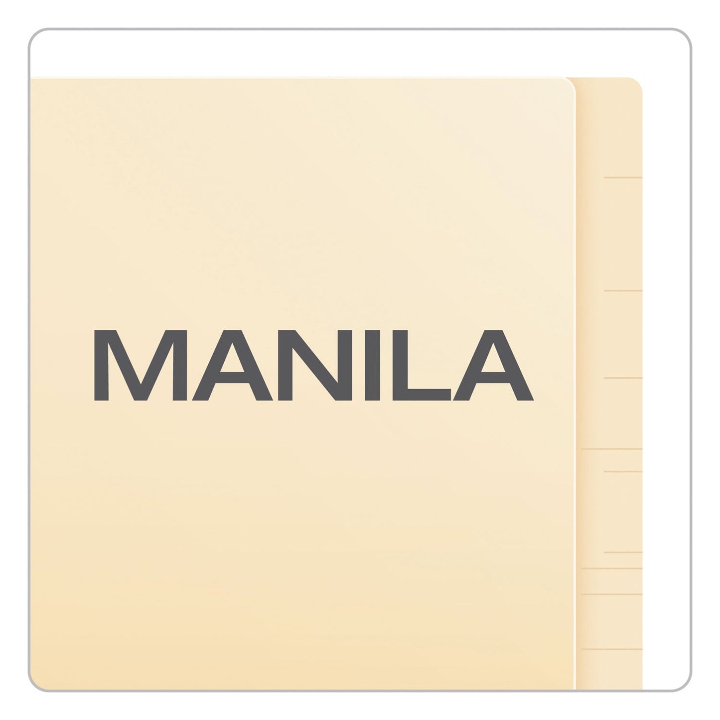 Pendaflex SmartShield End Tab Fastener Folders, 1 Fastener, Letter Size, Manila Exterior, 50/Box