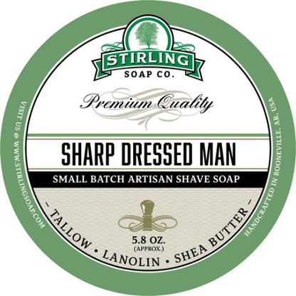 Stirling Soap Co. Sharp Dressed Man Shaving Collection