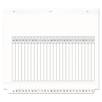 Avery Customizable TOC Ready Index Black and White Dividers, 26-Tab, A to Z, 11 x 9.25, 1 Set