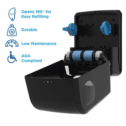Georgia Pacific Pacific Blue Ultra Paper Towel Dispenser, Mechanical, 12.9 x 9 x 16.8, Black