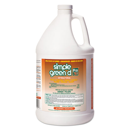 Simple Green d Pro 3 Plus Antibacterial Concentrate, Herbal, 1 gal Bottle, 6/Carton