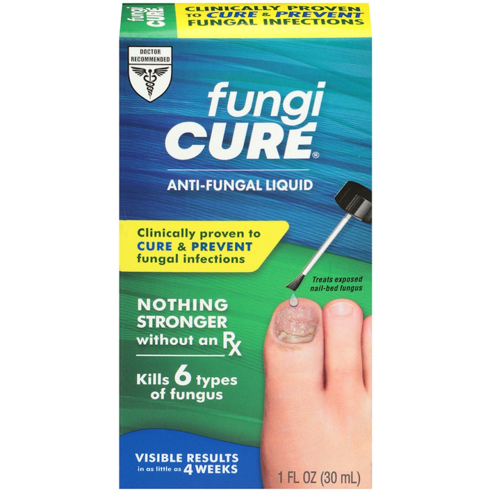 FungiCure Anti-Fungal Liquid, Maximum Strength 1% Clotrimazole – 1.0 fl oz (30ml)
