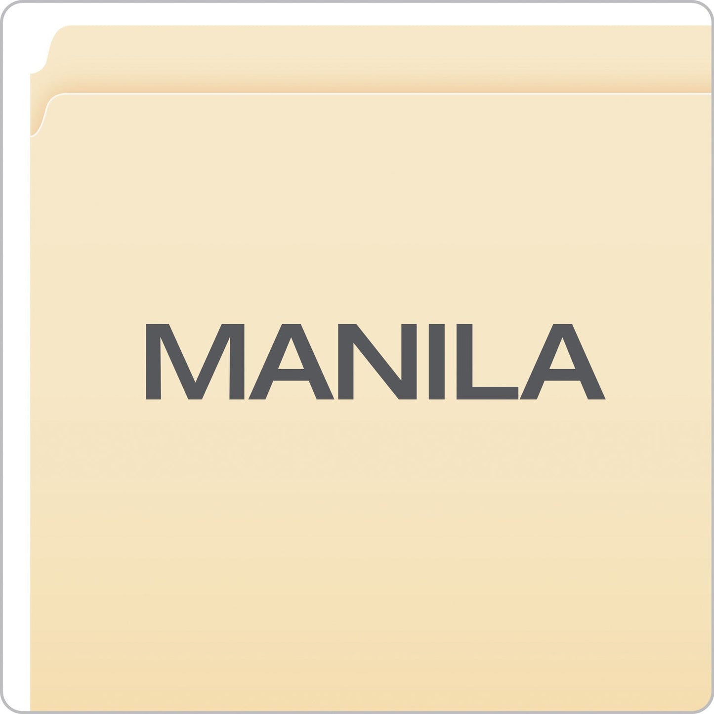 Pendaflex Manila File Folders, Straight Tabs, Letter Size, 0.75" Expansion, Manila, 100/Box