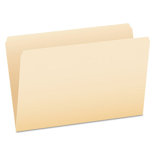 Pendaflex Manila File Folders, Straight Tabs, Legal Size, 0.75" Expansion, Manila, 100/Box