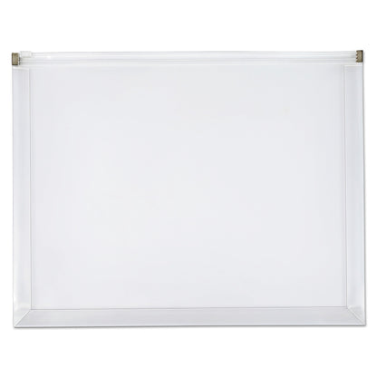 Pendaflex Poly Zip Envelope, Zipper Closure, 10 x 13, Clear, 5/Pack