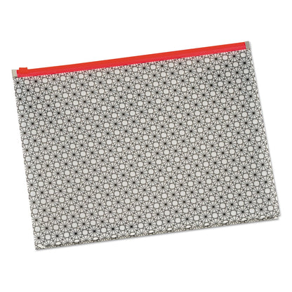 Pendaflex Fashion Poly Zip Envelope, Zipper Closure, 8.5 x 11, Assorted Colors, 3/Pack