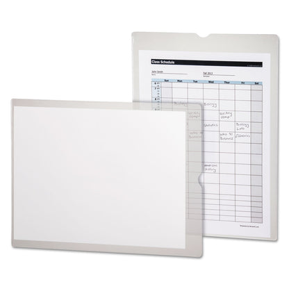 Oxford Utili-Jac Heavy-Duty Clear Plastic Envelopes, 9 x 12, 50/Box