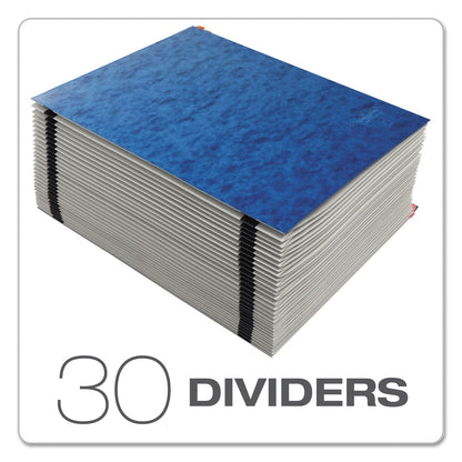 Pendaflex Expanding Desk File, 31 Dividers, Date Index, Letter Size, Blue Cover