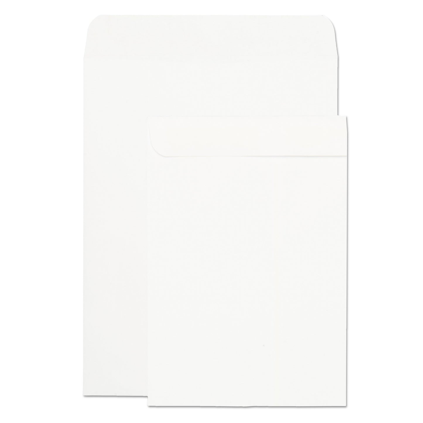 Quality Park Catalog Envelope, 24 lb Bond Weight Paper, #10 1/2, Square Flap, Gummed Closure, 9 x 12, White, 250/Box