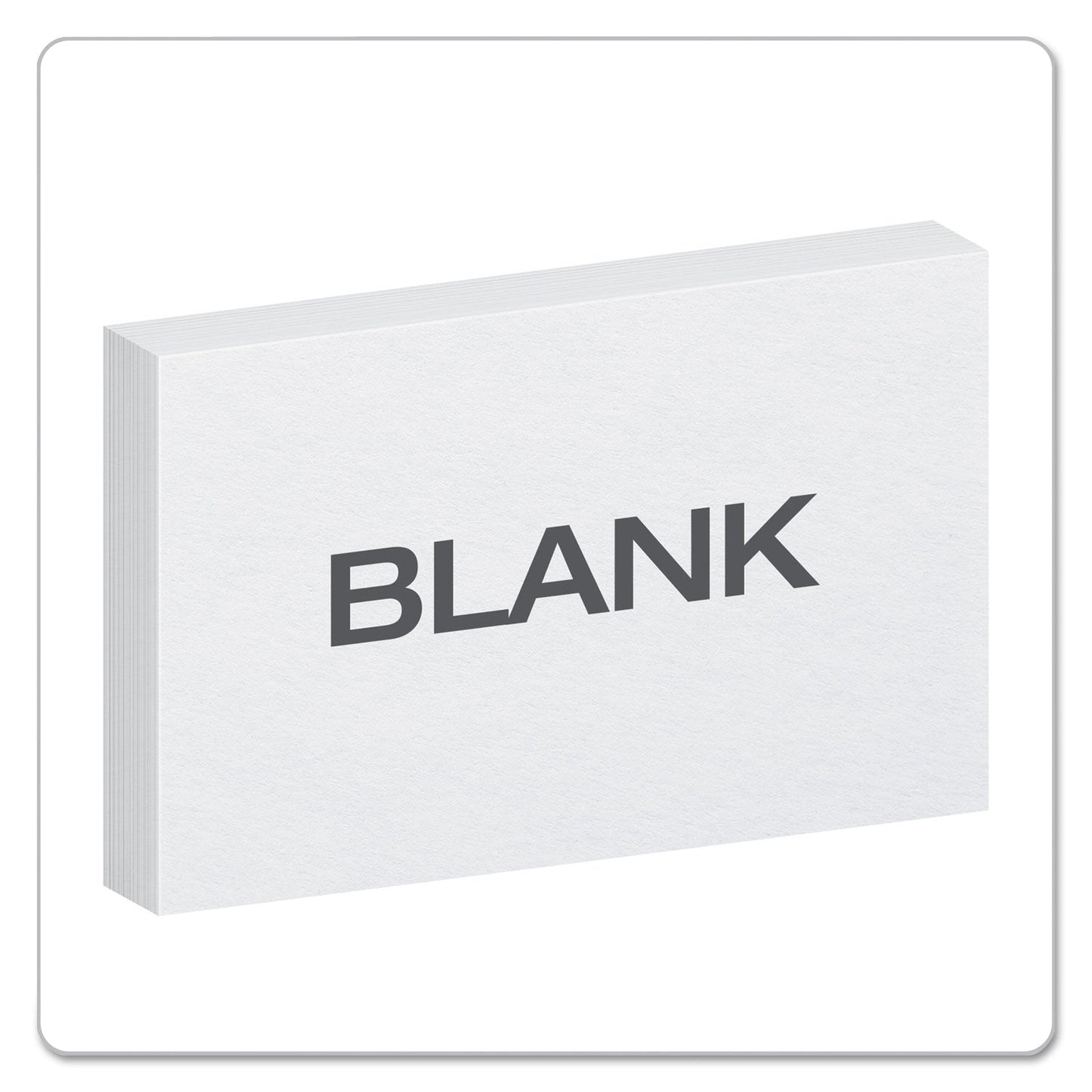 Oxford Unruled Index Cards, 5 x 8, White, 100/Pack